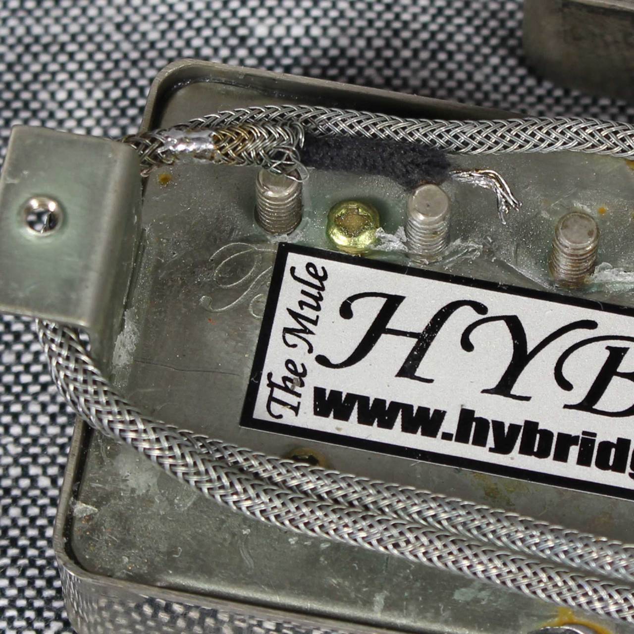 Bare Knuckle Pickups The Mule Humbucker Neck&Bridge Set Raw Nickel