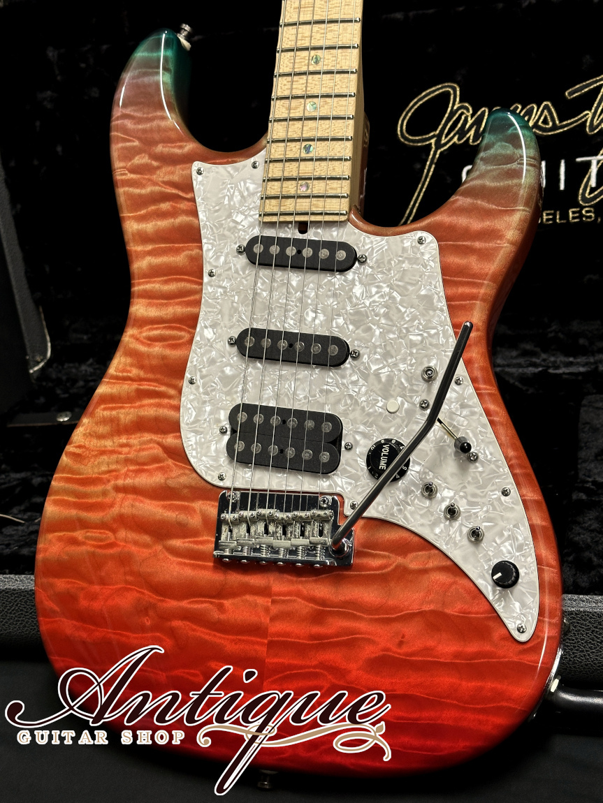 James Tyler Studio Elite HD SP-Maple 美品 James Tyler Studio Elite HD-P Spalted Flame Maple Tabacco