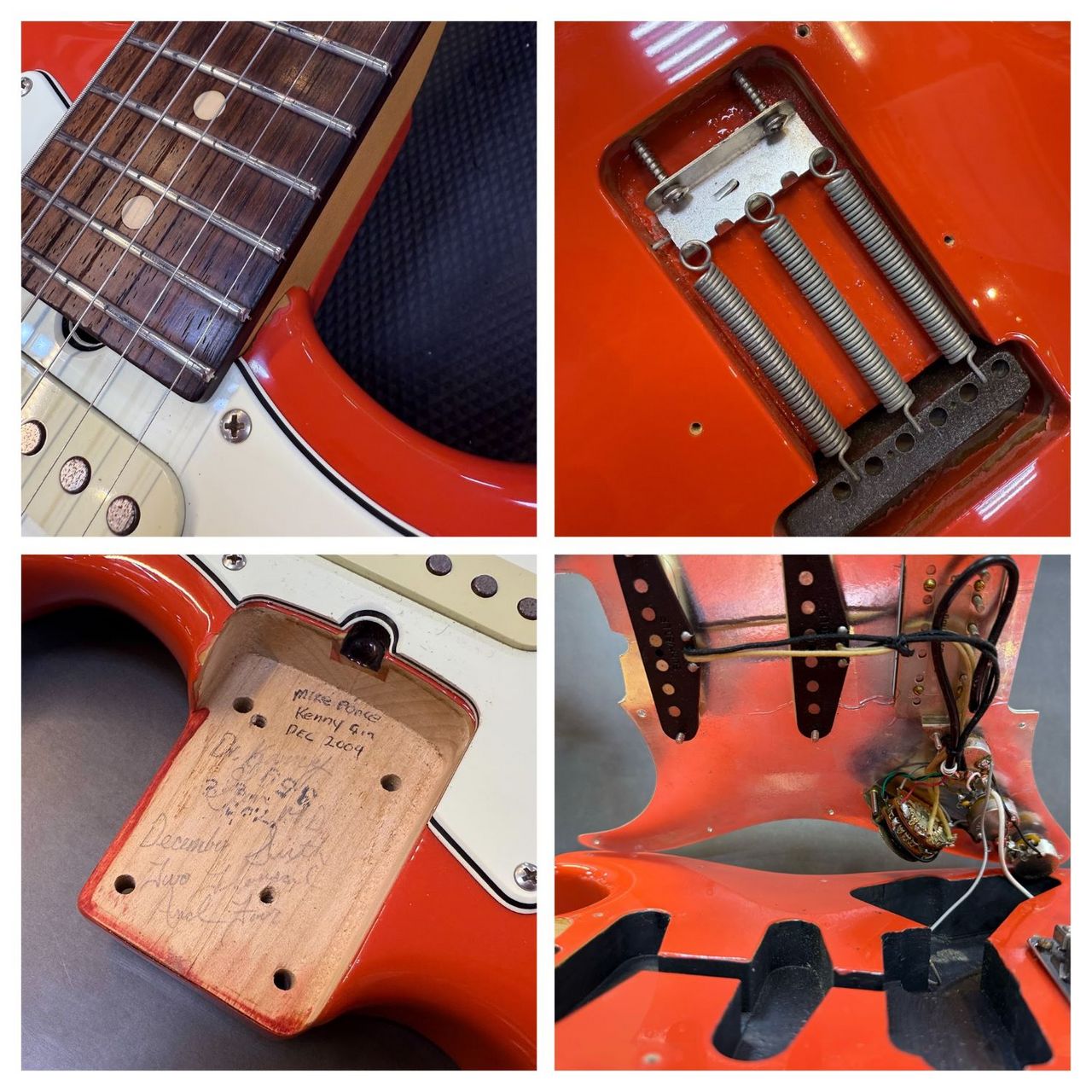 Suhr J.S.T Classic Fiesta Red / SSH MOD / 2004年製 / SN:3596