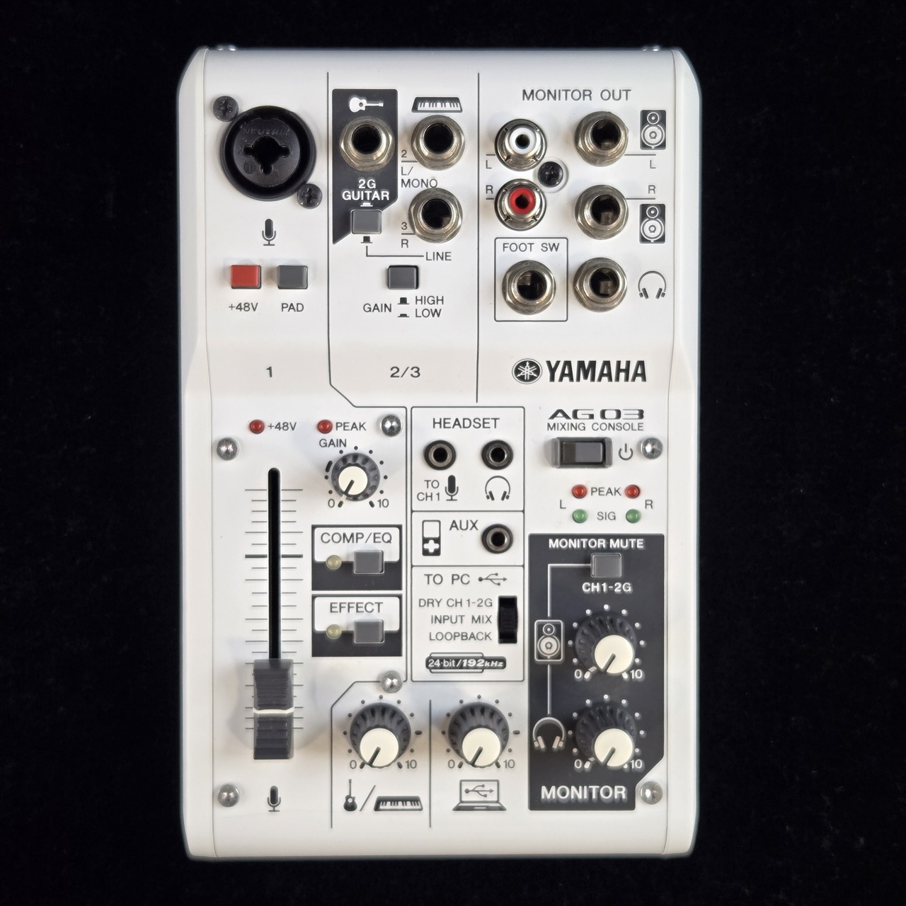 YAMAHA AG03 - ウェブキャスティングミキサー【現物画像】（中古