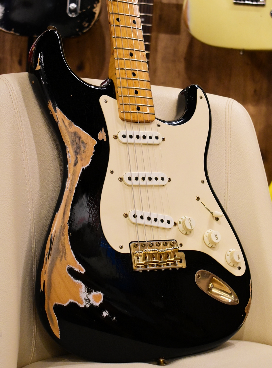 Fender Custom Shop 1959 Stratocaster Relic 1pc Birdseye Maple Neck Black【2012 USED/경량 3.32kg】【월말 특가】