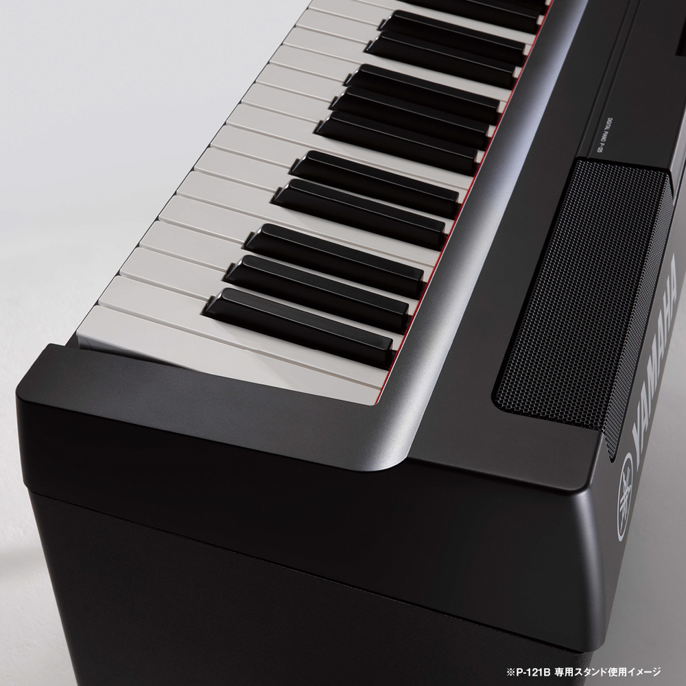 YAMAHA P-121 WH 専用スタンド・高低自在イスセット 電子ピアノ 73鍵盤