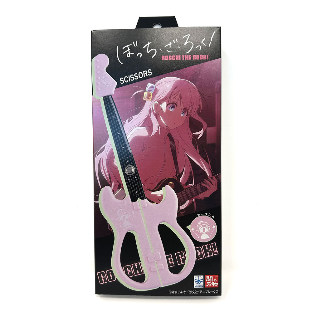 NIKKEN NIKKEN BR-28GH ぼっち・ざ・ろっく! ギター型はさみ 後藤ひとりモデル ニッケン刃物株式会社