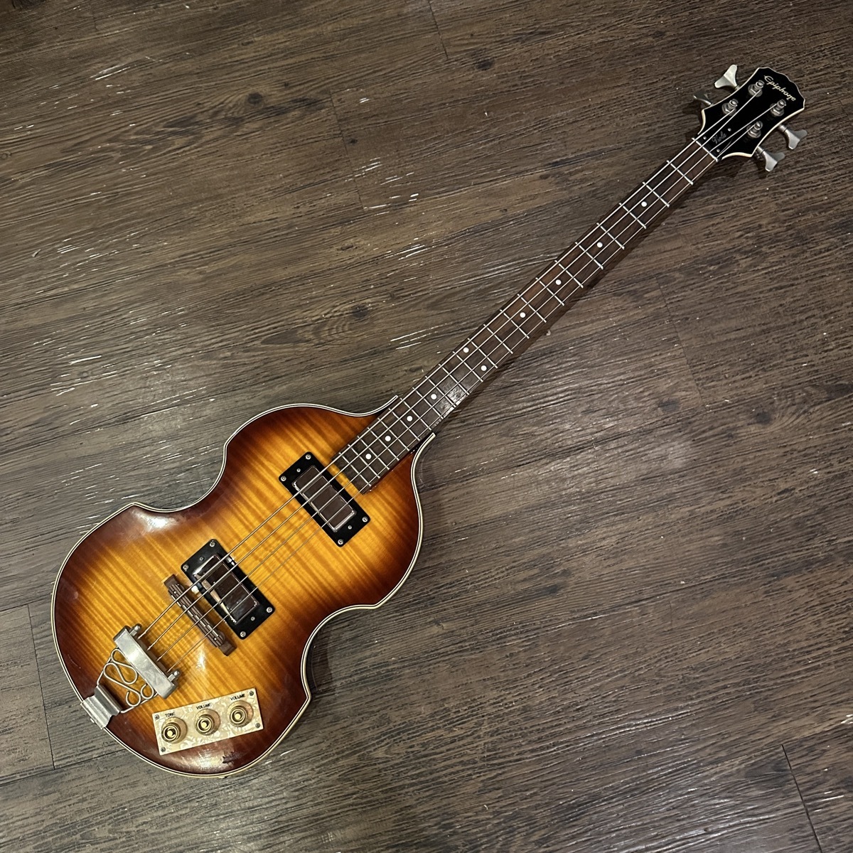 Epiphone エレキベース サンバースト Epiphone Viola Bass Vintage Sunburst Electric Bass（中古/送料無料