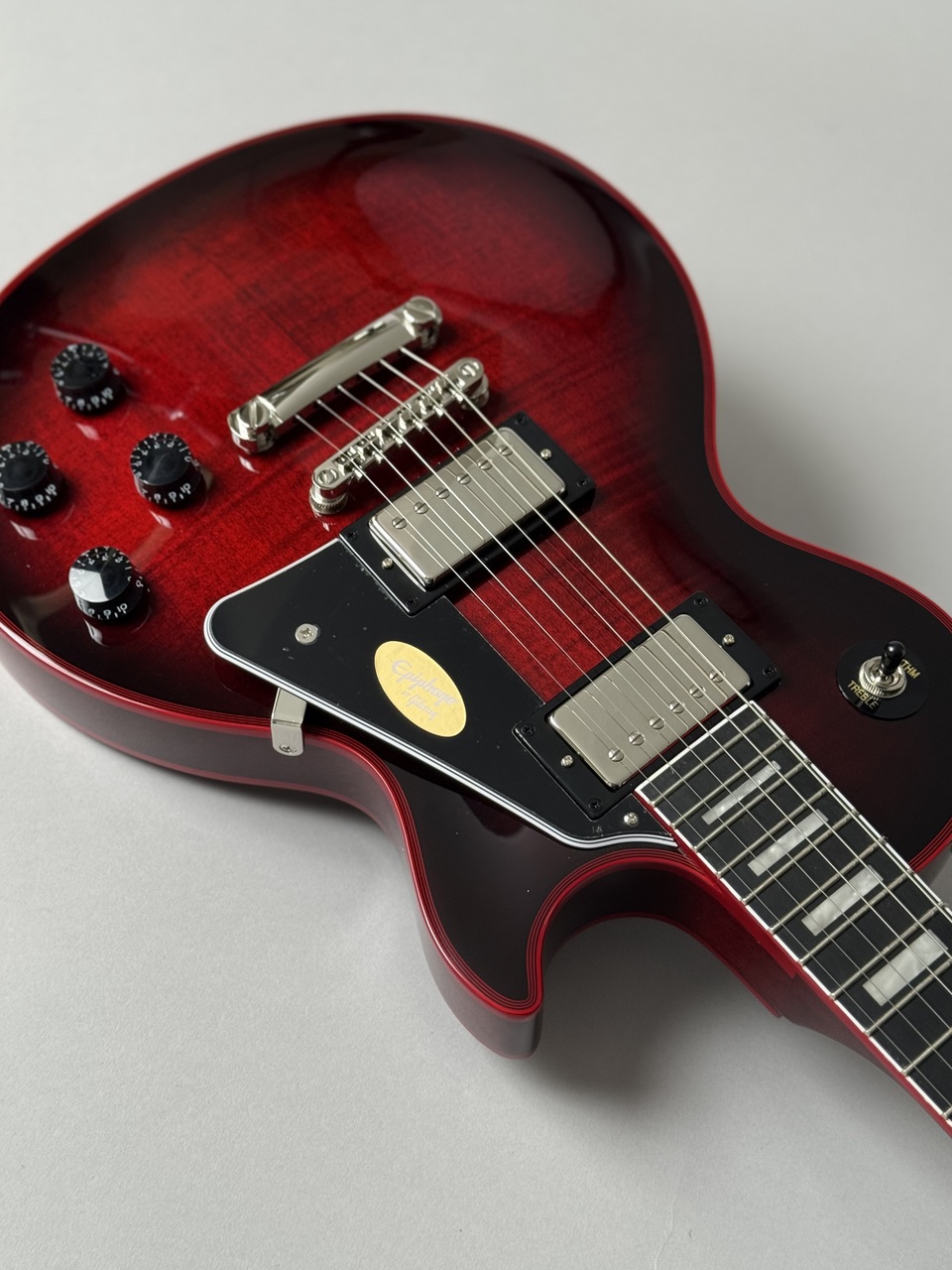 Epiphone Les Paul Custom Widow/Red Burst #25041522914