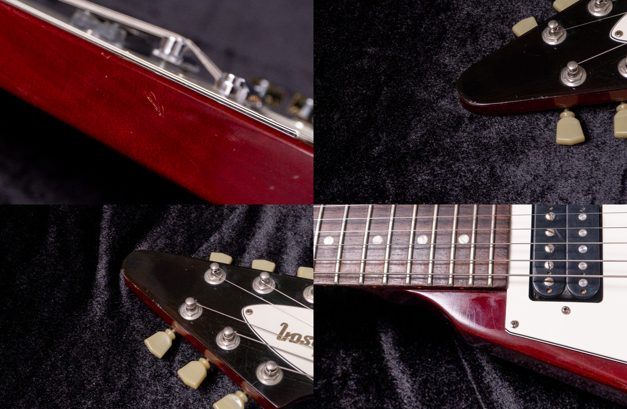Gibson Flying V '67 Cherry 1999 3.670kg #90999736【TONIQ横浜