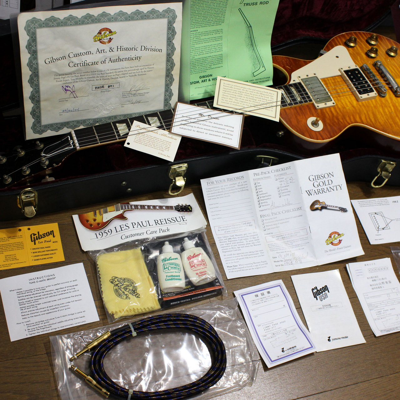 Gibson Custom Shop Jimmy Page Number One Les Paul Murphy Aged LImited  Edition 150 pieces 2004年製です（中古）【楽器検索デジマート】