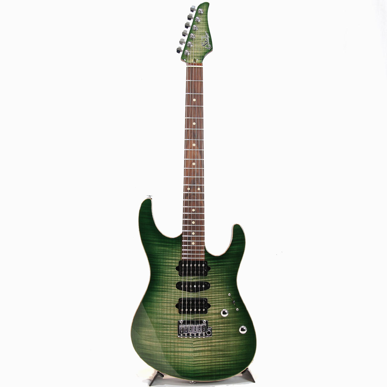 Suhr JE-Line Modern Plus MH Faded Trans Green Burst（新品/送料無料