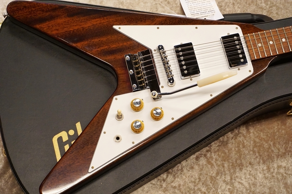 Gibson Custom Shop Japan Limited Run 1967 Flying V Mahogany w/ Maestro  Vibrola Dark Cherry Vintage Gloss s/n 100097（新品特価）【楽器検索デジマート】