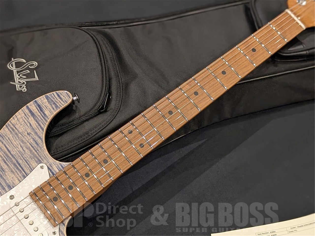 Suhr Standard Plus / Trans Blue Denim / Roasted Maple 【値上がり前