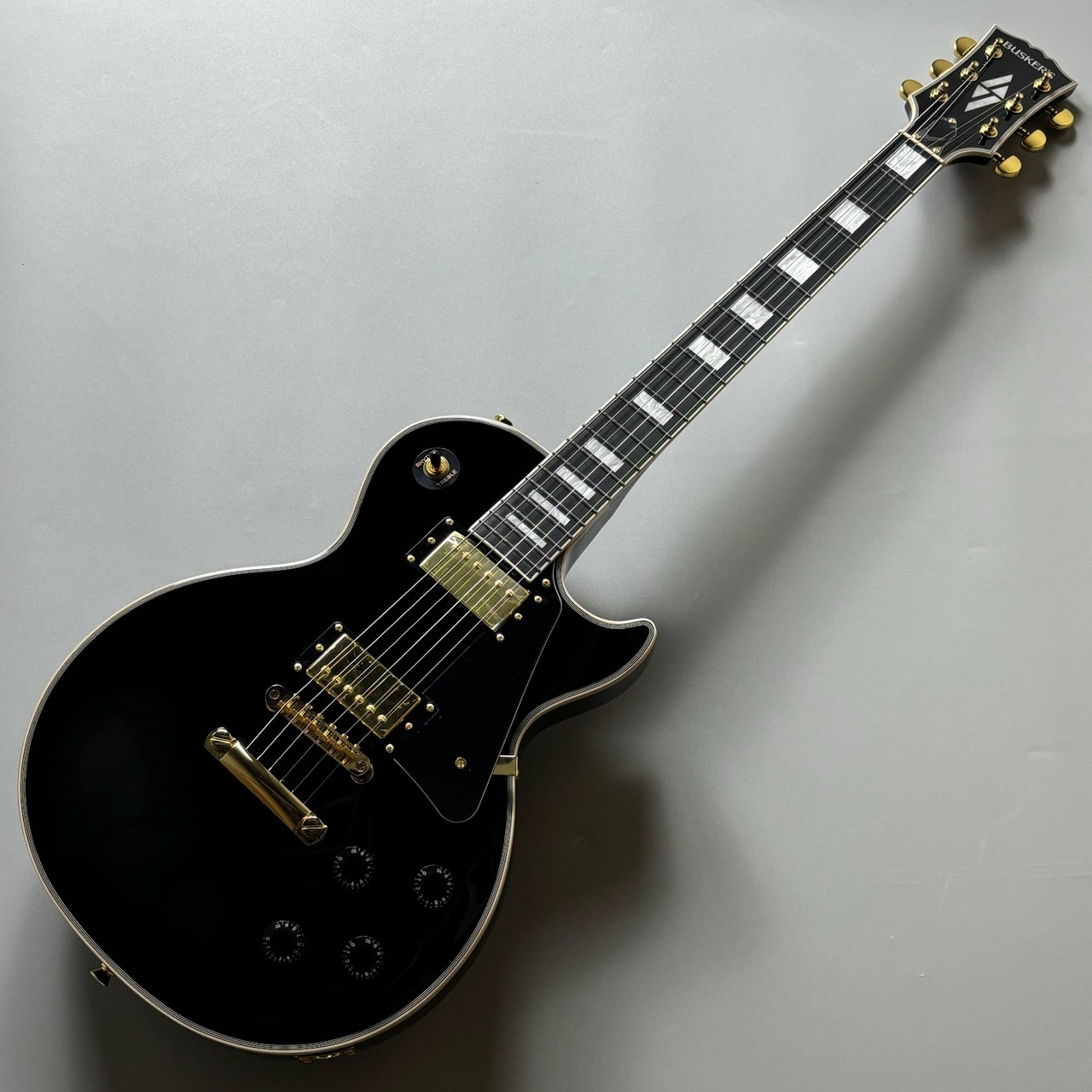BUSKER'S BLC-500 BLK レスポールカスタム ステンレスフレット BUSKER'S BLC-500 BLK レスポールカスタム ステンレスフレット