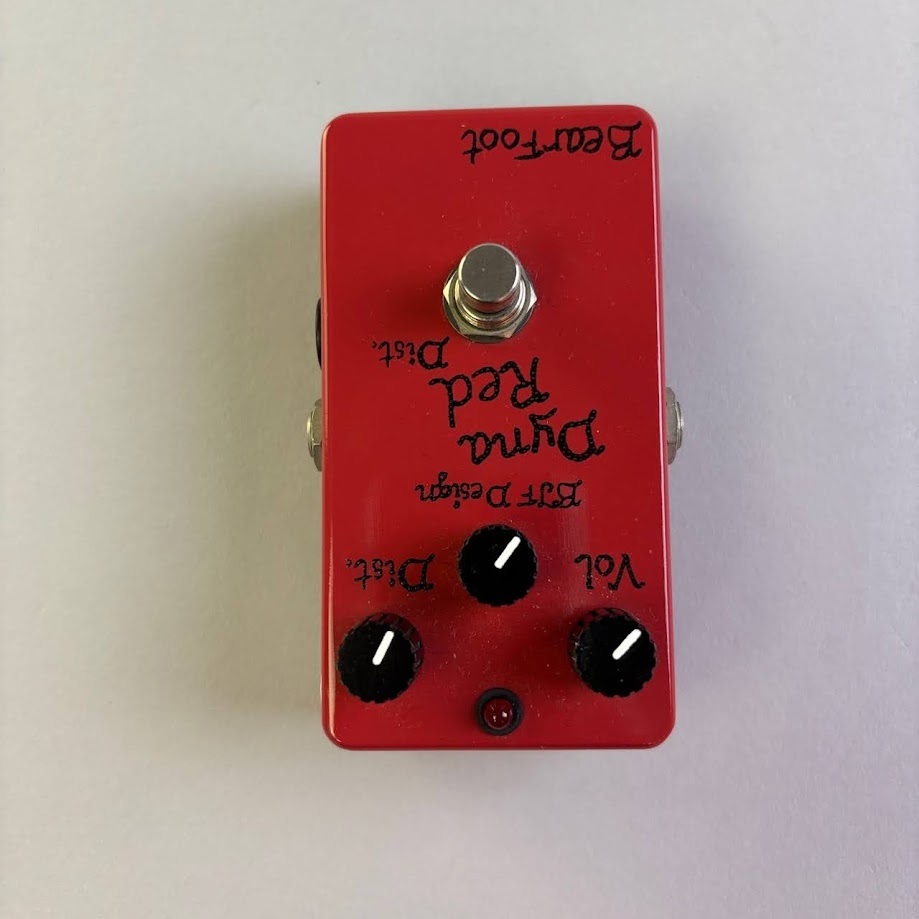 ギター BearFoot Dyna Red Distortion Bearfoot fx Dyna Red Distortion 3 knob vs 4 knob - YouTube