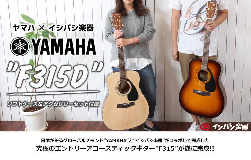 送料無料】 YAMAHA F315D ソフトケース 付き - ギター