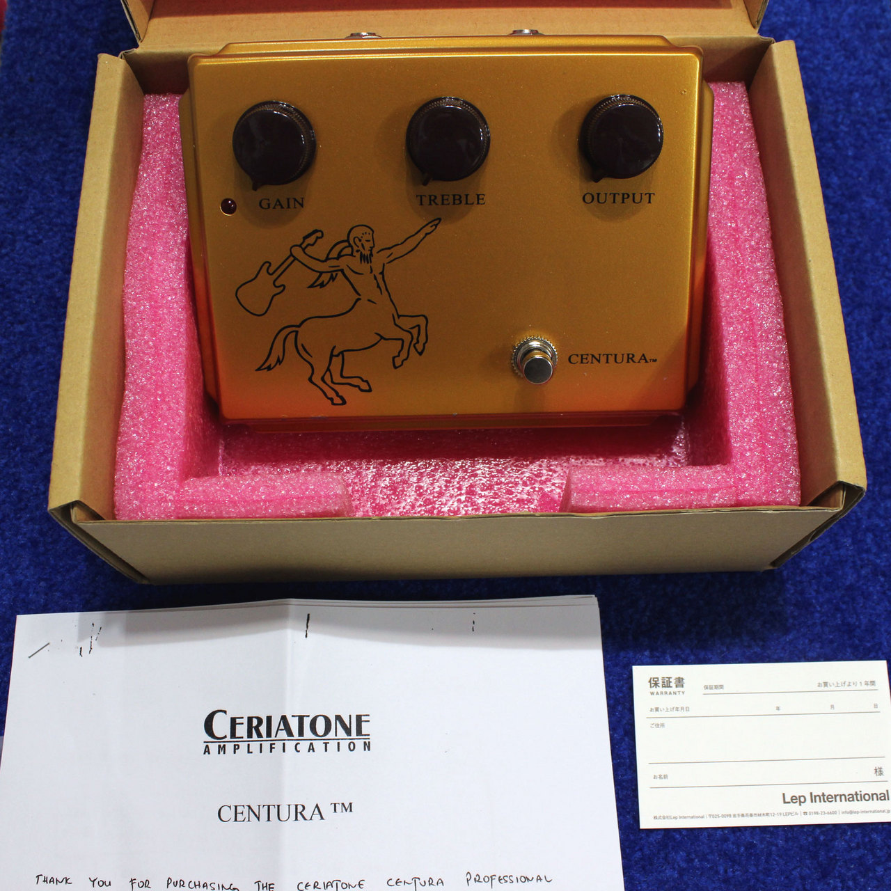 Ceriatone Centura Gold Early Ver. セリアトーン ケンタウロス タイプ 絵付き です（中古）【楽器検索デジマート】