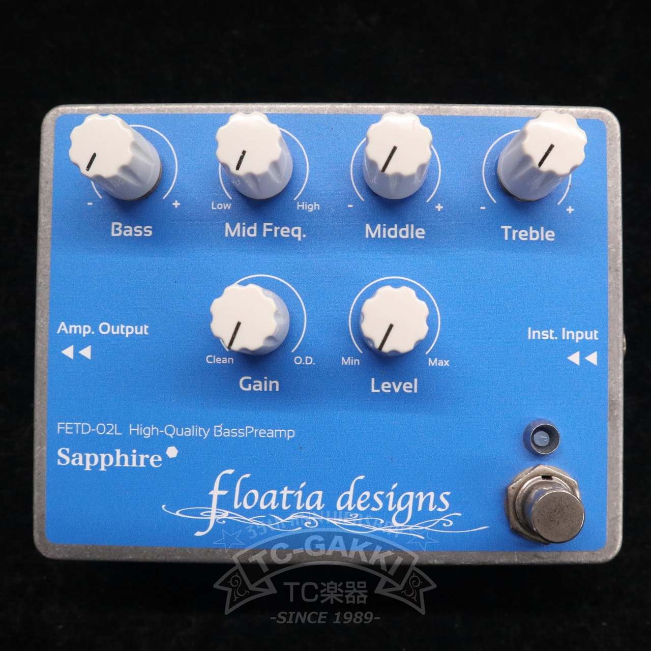 Floatia Designs Sapphire FETD-02L High-Quality BassPreamp（中古