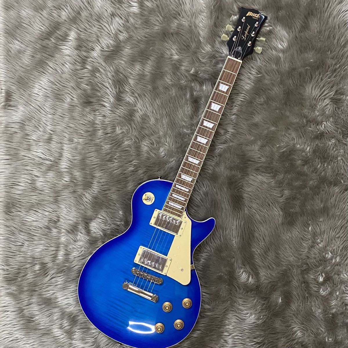 驚きの価格が実現！】 BLITZ BLP450 エレキギター Blue Through See