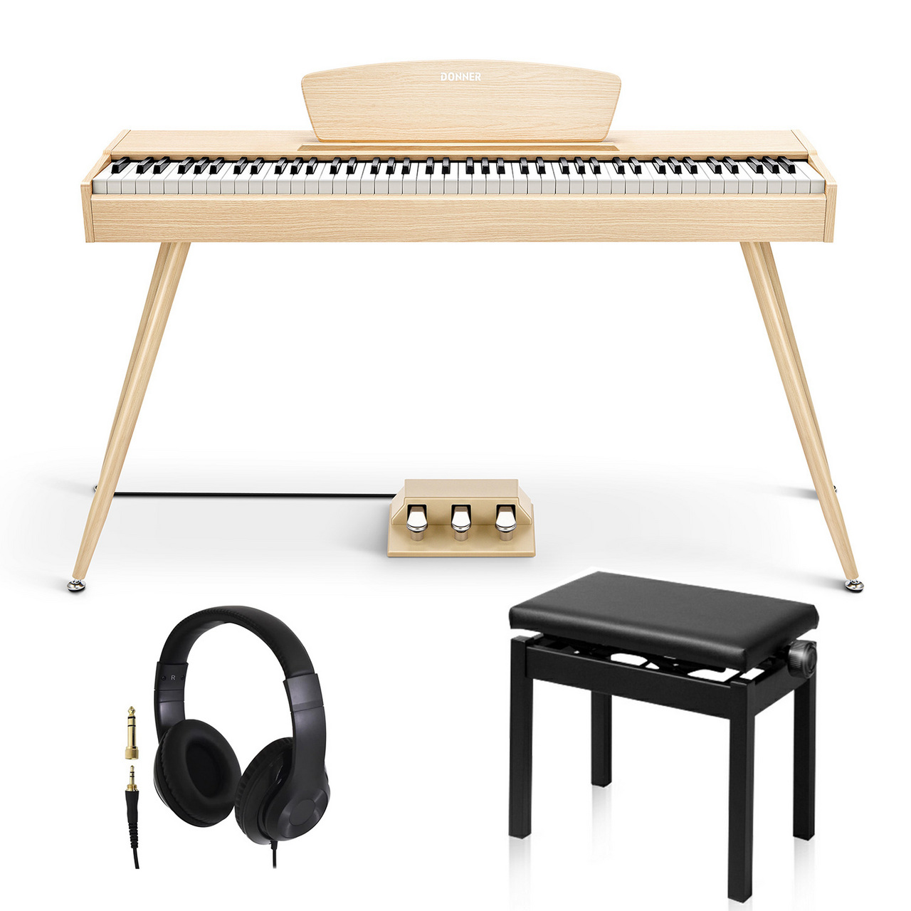 DONNER ドナー DDP-80 電子ピアノ 88鍵盤 動作確認済み DONNER ドナー DDP-80 電子ピアノ 88鍵盤 動作確認済み Donner 電子
