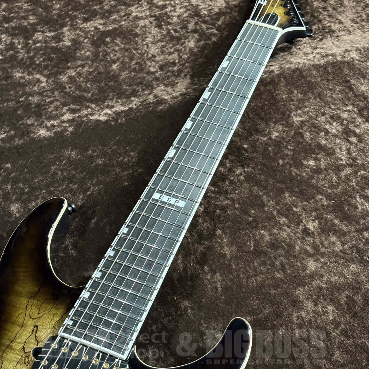 値下げESP E-II M-II 7NT HS SM Natural Burst ESP E-II M-II 7NT HS SM Natural Burst 7弦