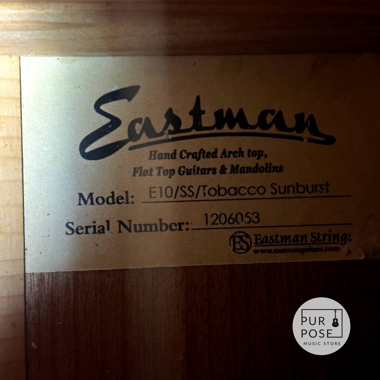 Eastman　E10－00SS　総単板　アディロンダックスプルース T-902 Eastman E10－00SS 総単板 アディロンダックスプルース T-902