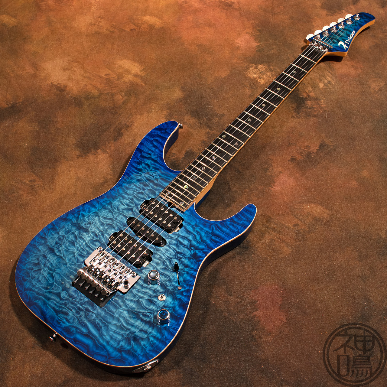 ギター T's Guitars DSTPro24 Trans Blue Buirst T's Guitars DST-Pro24 Quilted (Trans Blue Burst)（中古/送料