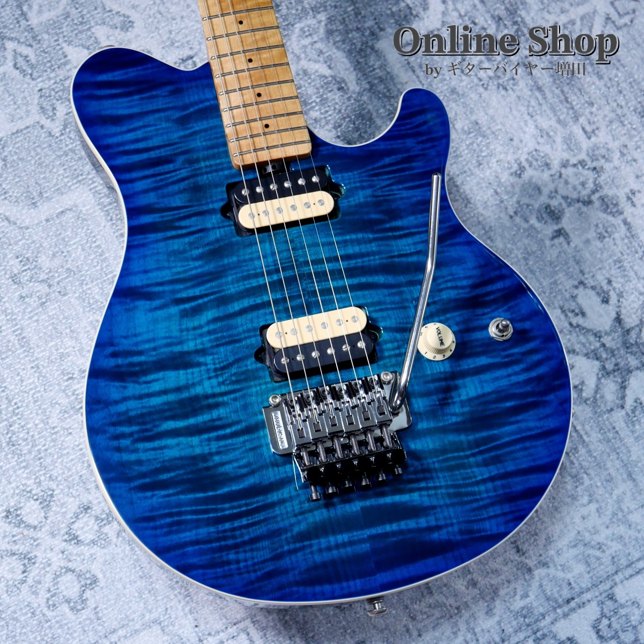 MUSIC MAN 【試奏動画】2016 Axis Balboa Blue Flame（中古）【楽器