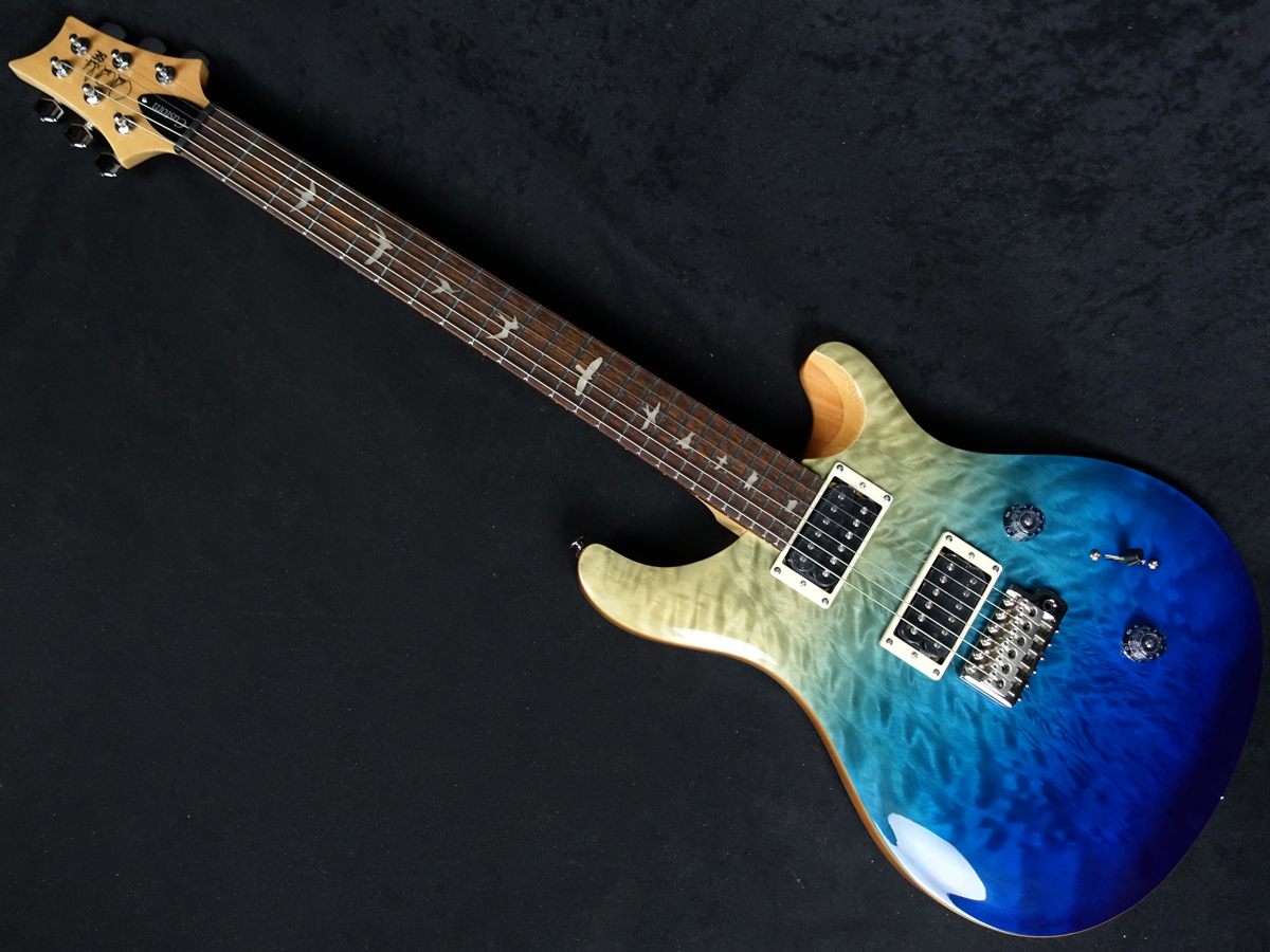 PRS SE Custom 24 Quilt Blue Fade 美品 P.R.S. SE Custom 24 Quilt (Blue Fade) 【Japan Special】 ｜イケベ