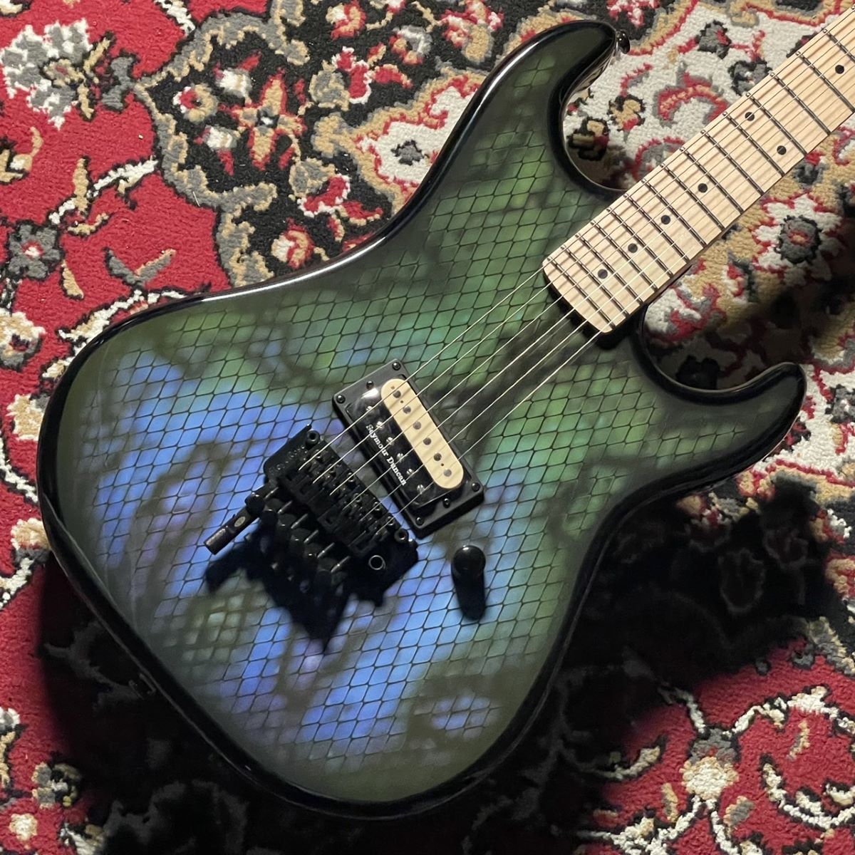 KRAMER Baretta Custom Graphics Viper Snakeskin Green Blue Fade エレキギターバレッタ  カスタムグラフィックス（新品特価/送料無料）【楽器検索デジマート】