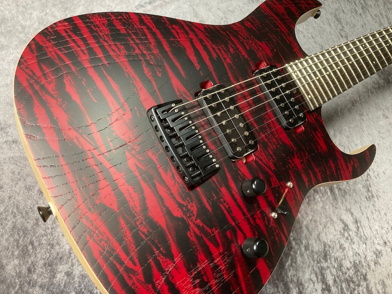 SAITO GUITARS S-724 HH Red Granite【7弦】（新品）【楽器検索