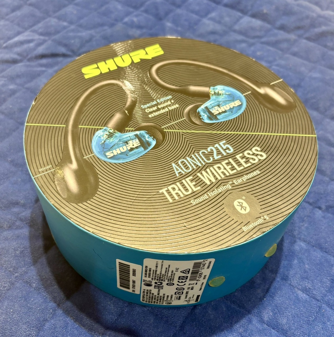 Shure AONIC 215 SE215SPE-B-TW1 完全ワイヤレス高遮音性イヤホン