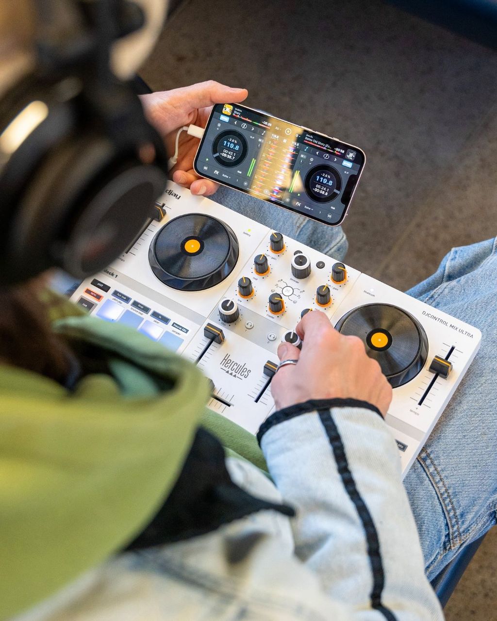 HERCULES DJControl Mix Ultra 完全ワイヤレスDJコントローラー djay用