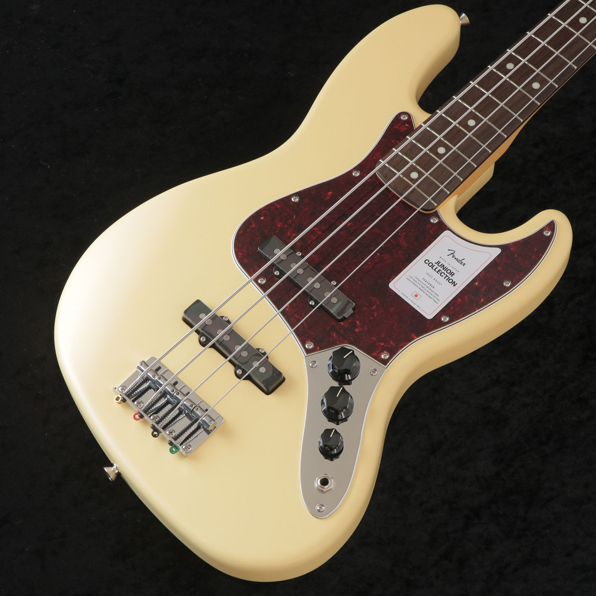 Fender Junior Collection Jazz Bass FB Satin Vintage White (重量