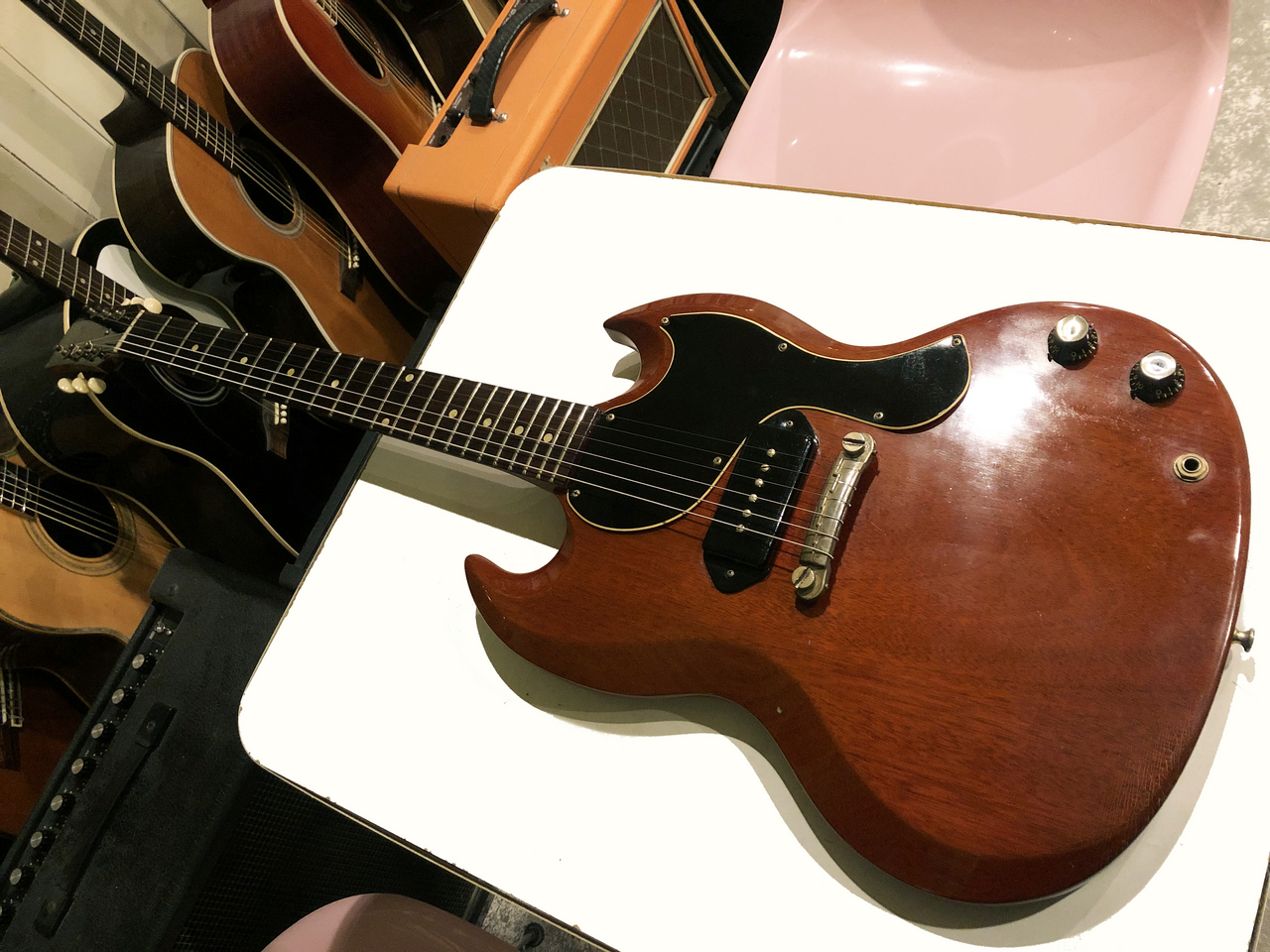 Rare! Gibson 1962年製 SG Junior 良好 OH済 ハカランダ指板 P-90搭載