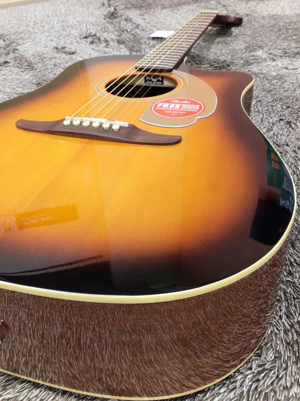 Fender Acoustics Redondo Player, Walnut Fingerboard,Sunburst