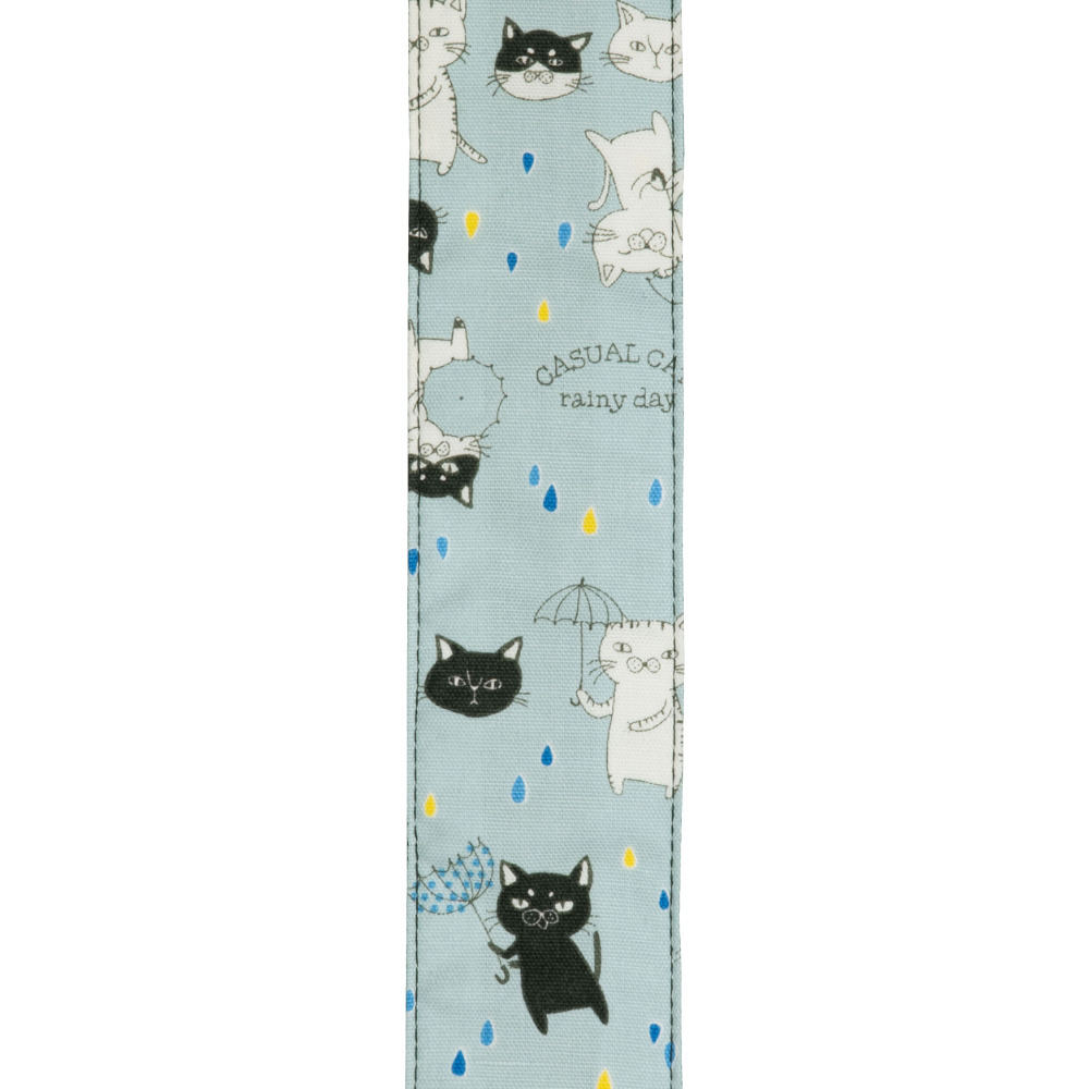 ARIA アリア SPS-2400Cr GR ネコ柄 ギターストラップ（新品/送料無料