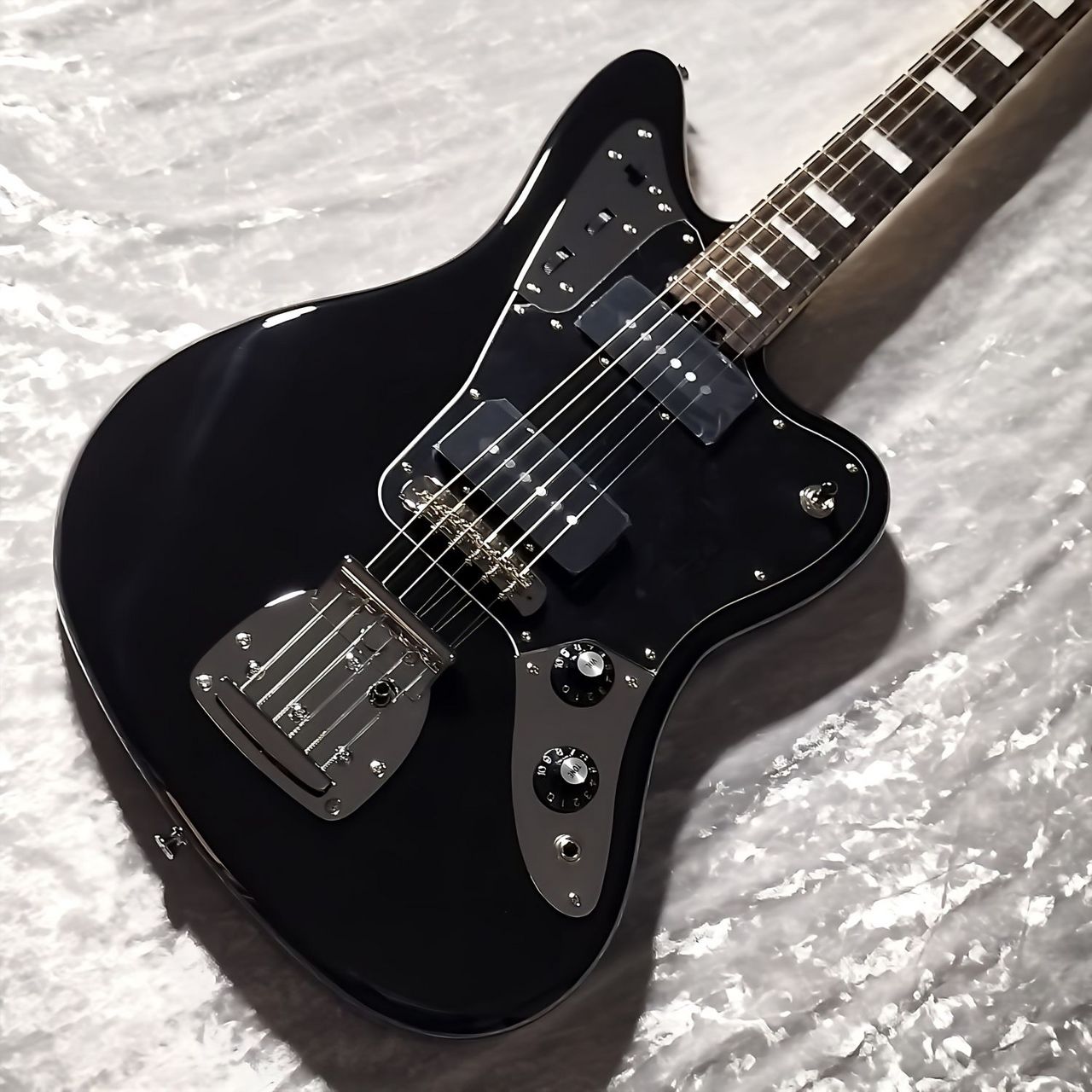 注目のブランド All L-JGM-CTM-AL-RH/R SCHECTER Black ジャズマスター ジャガー ギター