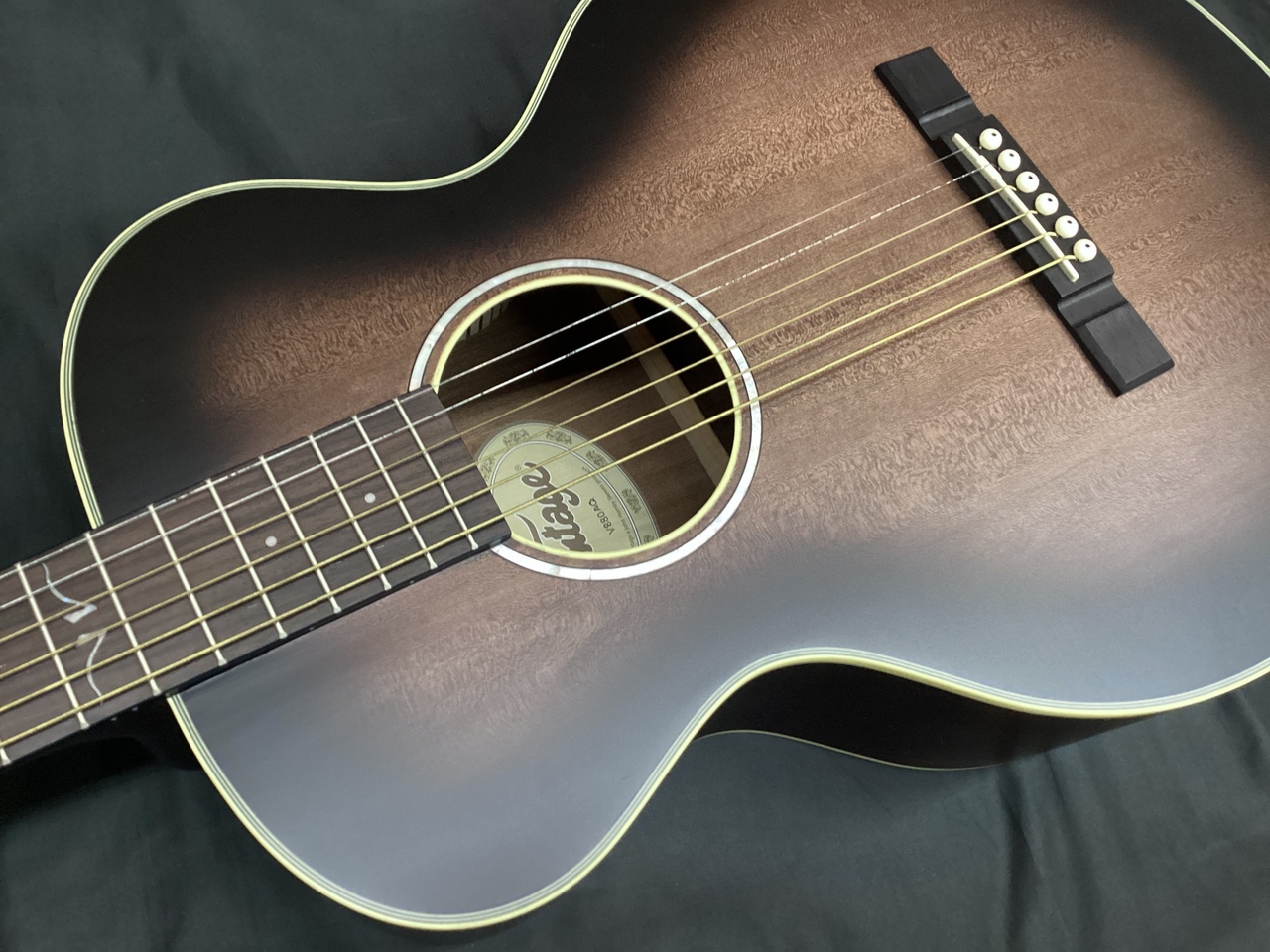 Vintage V880AQ Historic Series 'Parlour' Acoustic Guitar Aged 