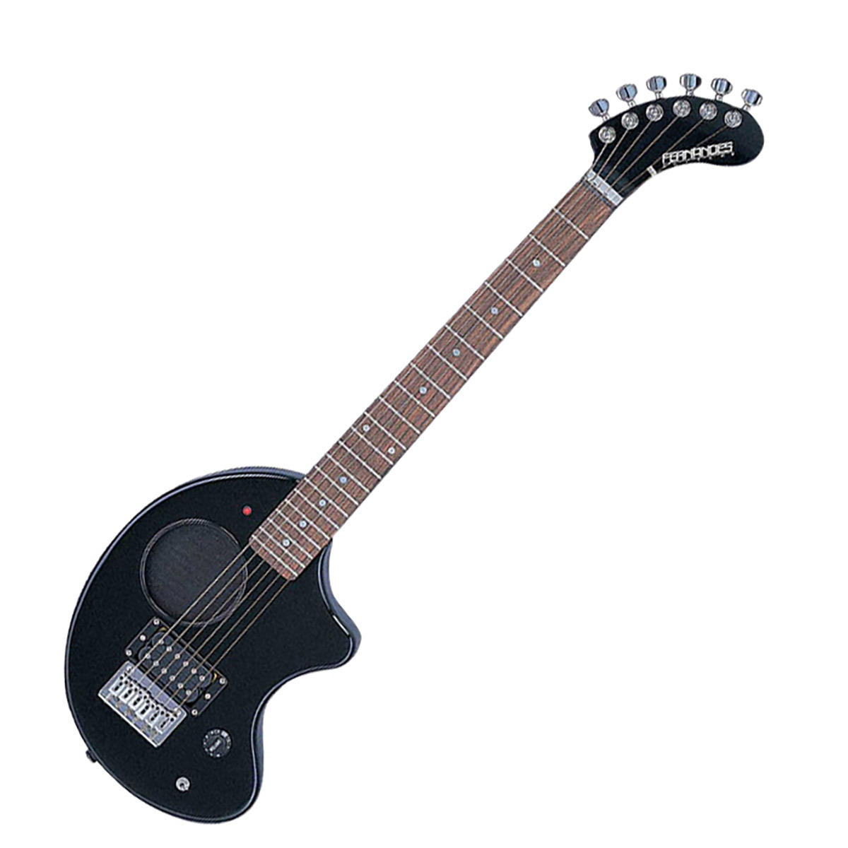 FERNANDES ZO-3 BLK スピーカー内蔵ミニエレキギター ブラック ソフトケース付きゾウさんギター（新品/送料無料）【楽器検索デジマート】