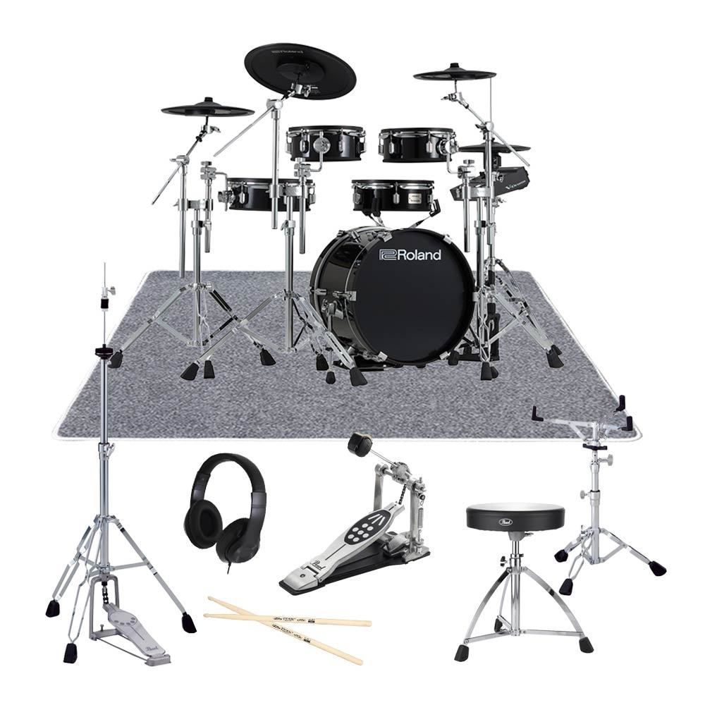 Roland V-Drums Acoustic Design VAD316 w/KD-18-BK & DTS330 シングル