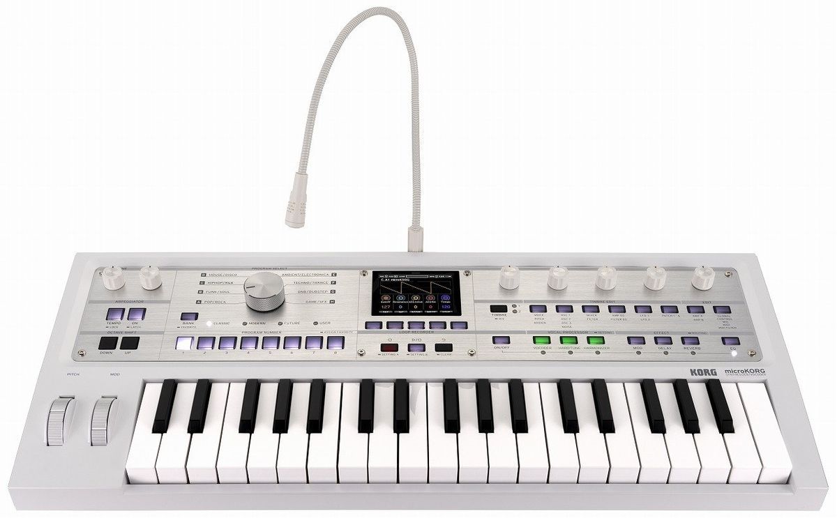 KORG microKORG 2 メタリック・ホワイト SYNTHESIZER/VOCORDER【展示品