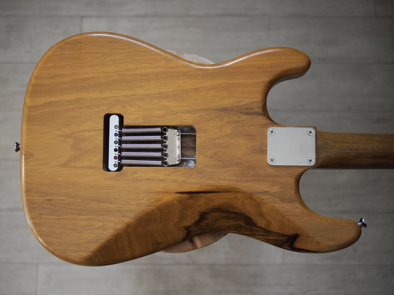 MJT + Warmoth Custom Black Korina ST - Vinatge Natural Relic- USED