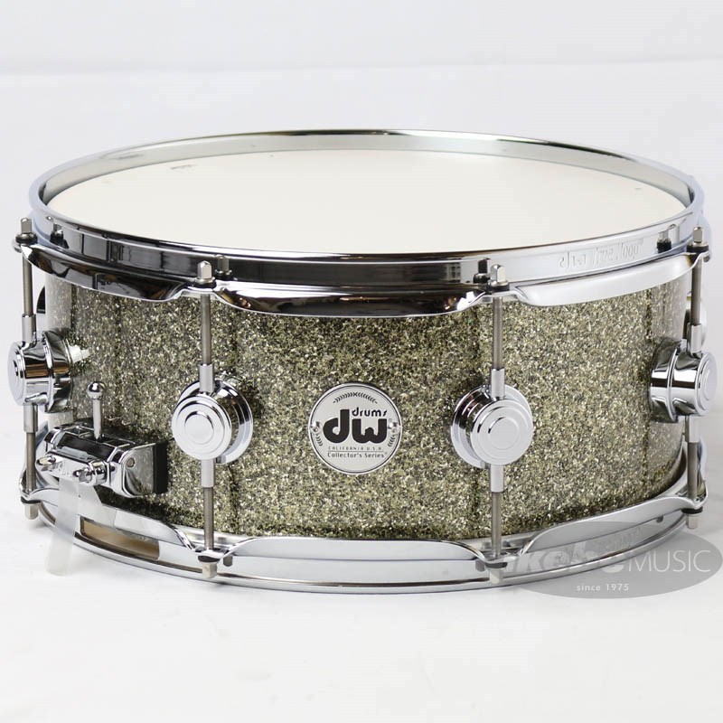 dw Collector's Pure Maple Snare Drum VLT 13×5.5，Gold Galaxy