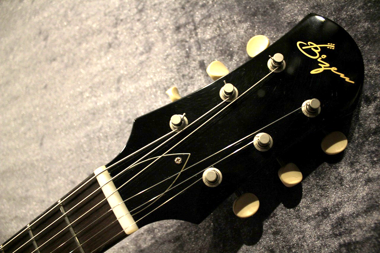 邦楽 Solid Beat 2 Bizen Works Burned Special Double Cut Korina Silver Fox