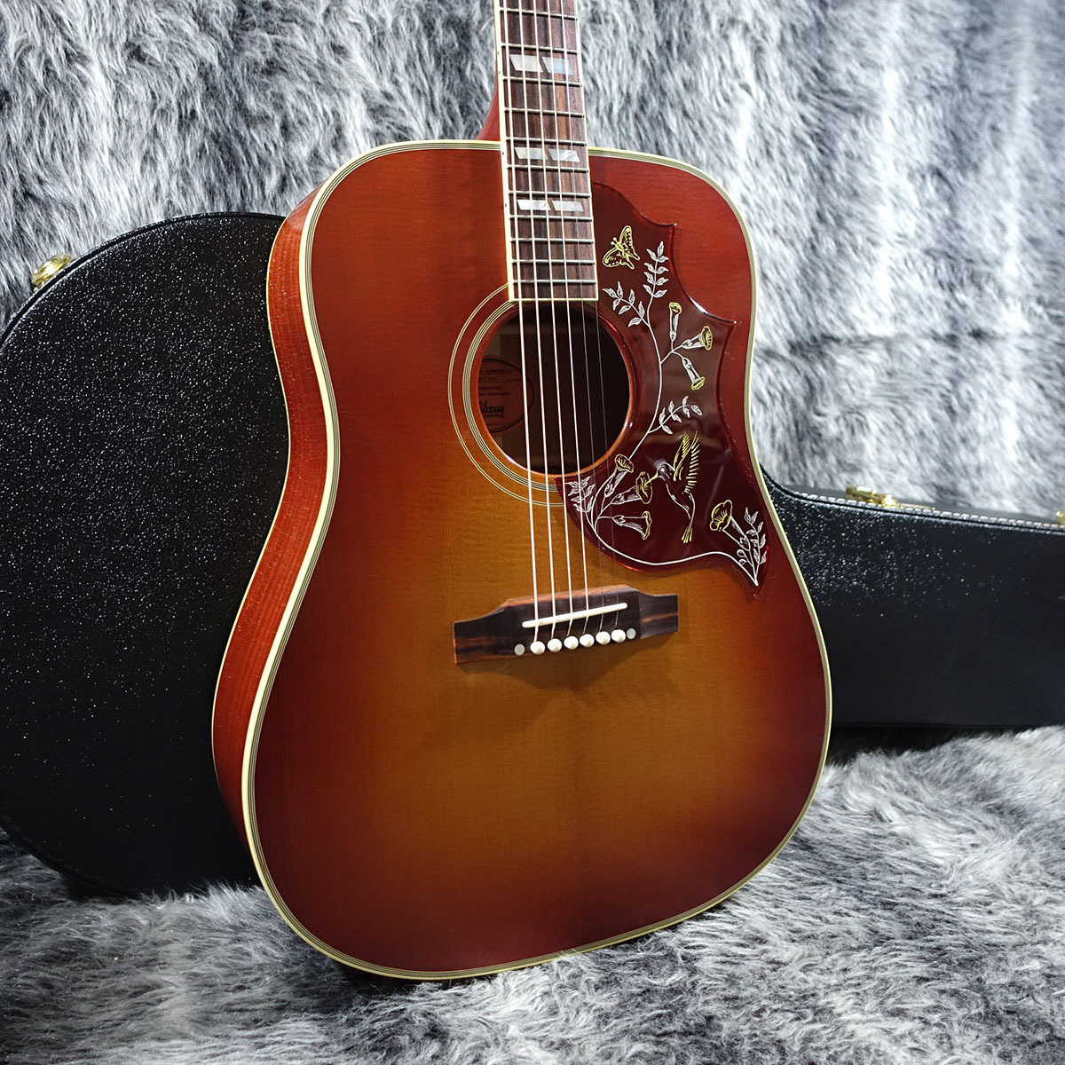 Gibson 1960 Hummingbird Fixed Bridge Heritage Cherry Sunburst VOS