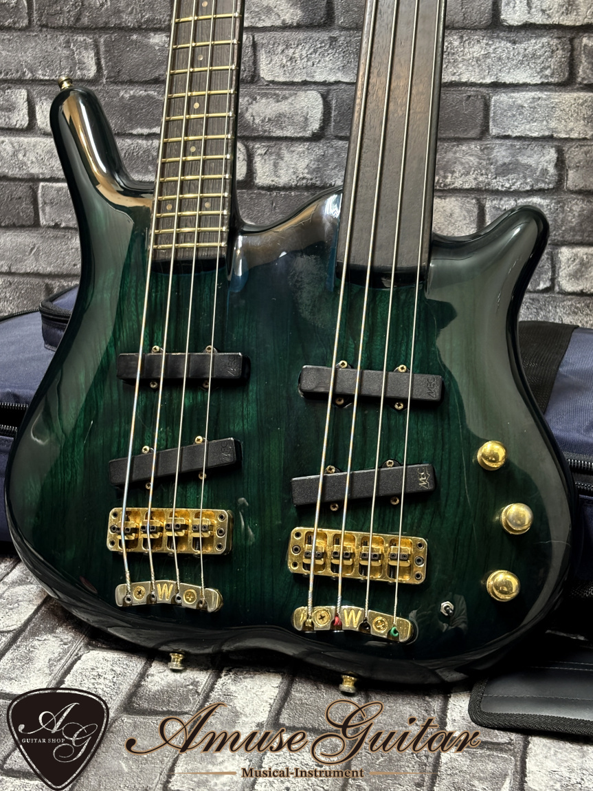 Warwick Thumb Bass NT Double Neck 4 string Fretted/Fretless