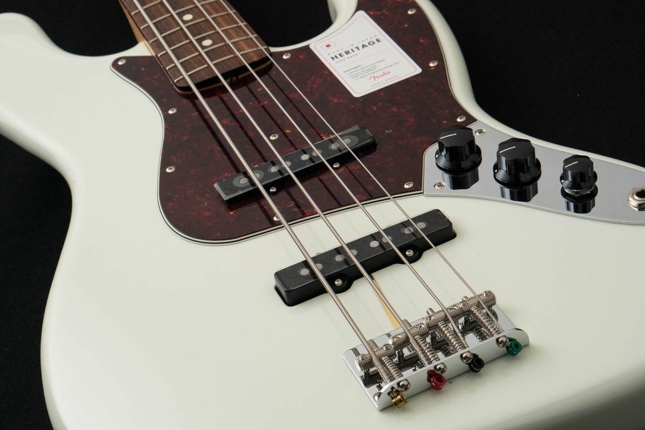 Fender MIJ Heritage 60s Jazz Bass Olympic White【JD25000755