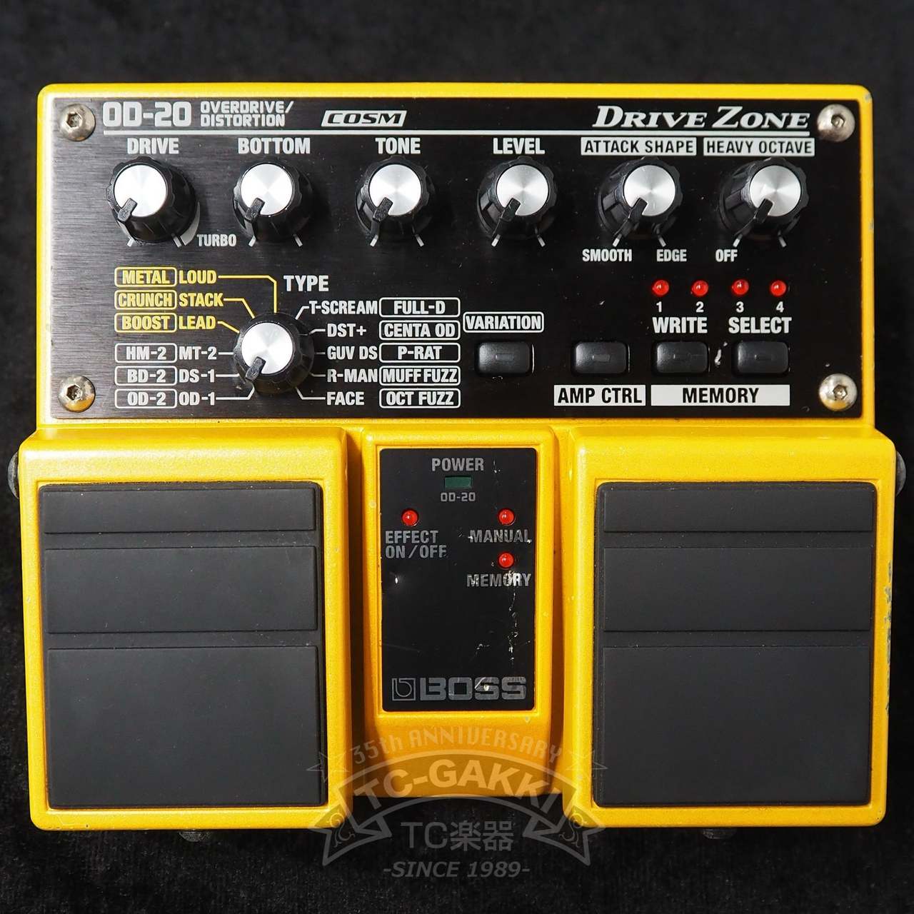 BOSS OD-20 OVERDRIVE/DISTORTION 