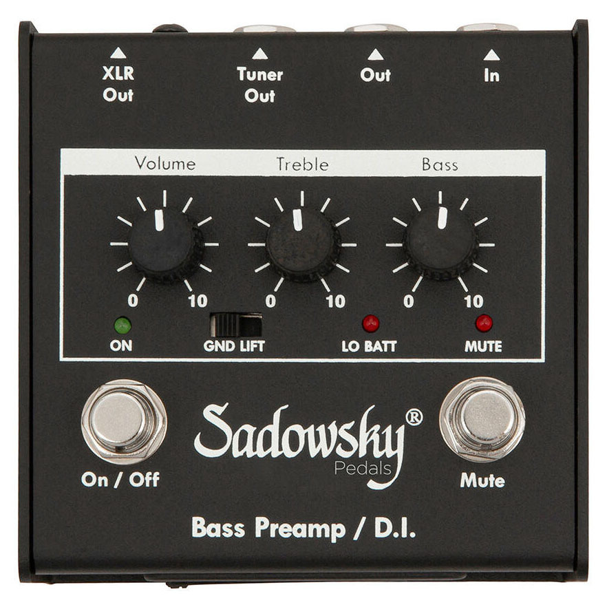 ベース Sadowsky Bass Preamp / D.I. Sadowsky SAC PED SBP 1 V2 (ベース用プリアンプ/DI) - 【ESP直営