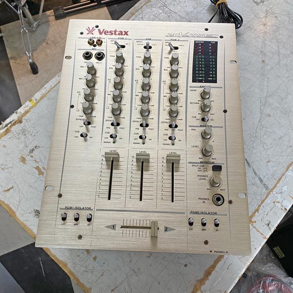 Vestax PCV-275　Djミキサー中古品 Vestax : PCV-275 - 中古 | オーディオユニオン