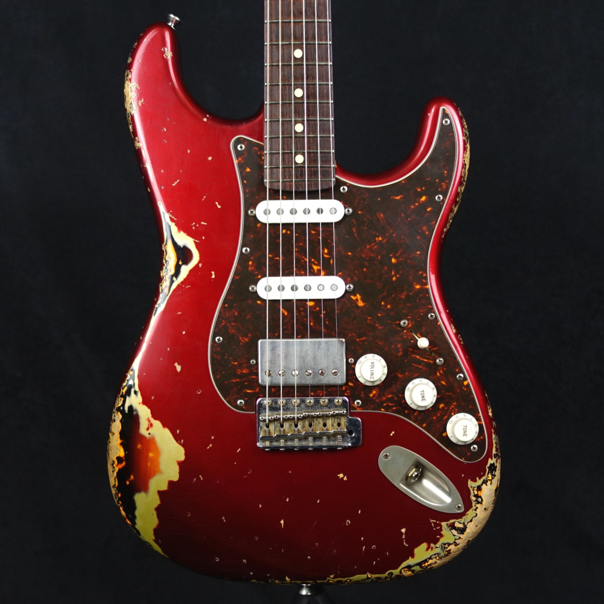 Xotic XSC-2 Dark Candy Apple Red Over 3TB Heavy Aged 2023