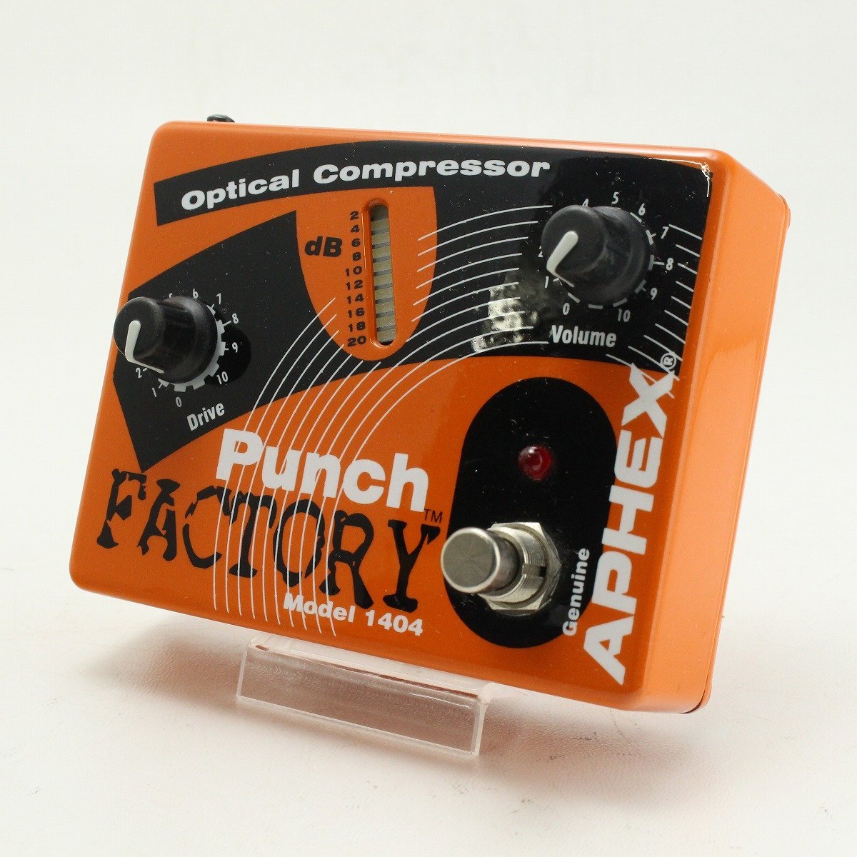 【美品】APHEX Punch Factory Model 1404 Aphex 1404 Punch Factory Optical Compressor Pedal | zZounds